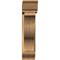 Ekena Millwork Funston Traditional Rough Sawn Bracket w/ Offset Brace, Western Red Cedar, 8"W x 34"D x 34"H BKT0806X34X34FST01RWR - alternate 2